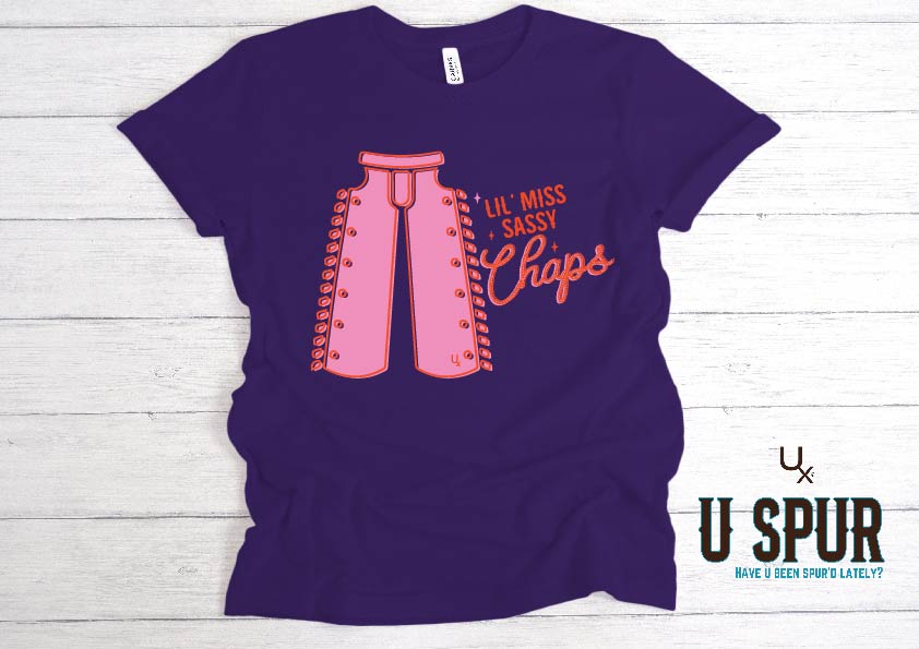 Lil' Miss Sassy Chaps tee