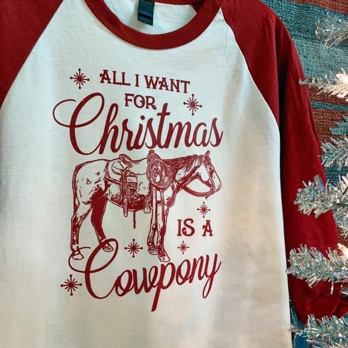 Cow pony Christmas - no wholesale available
